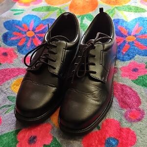 Wonder Nation Boys Black Dress Shoes